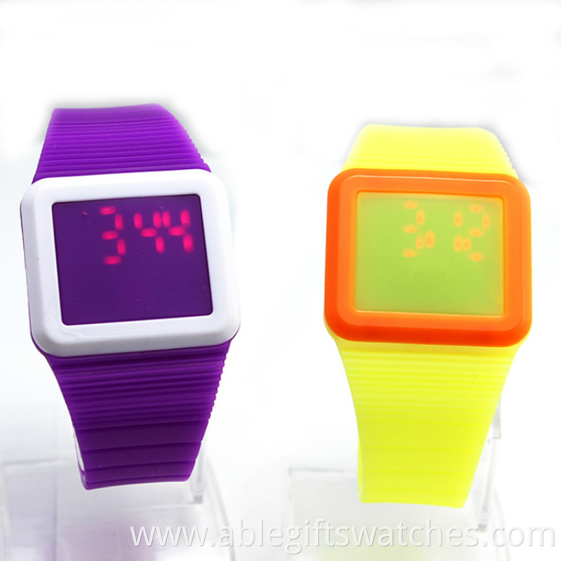 plastic led watches